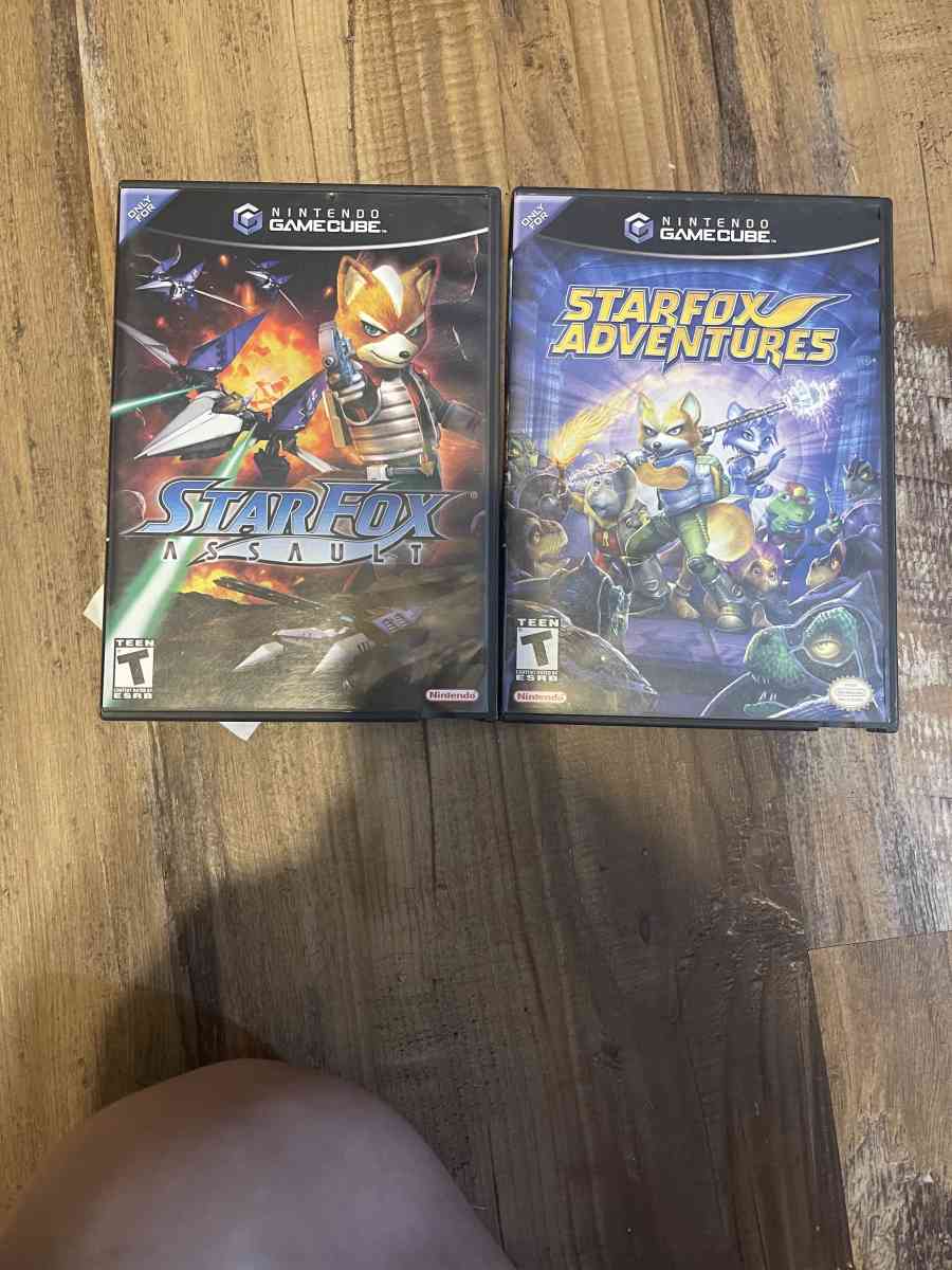 Starfox set of 2 GameCube games