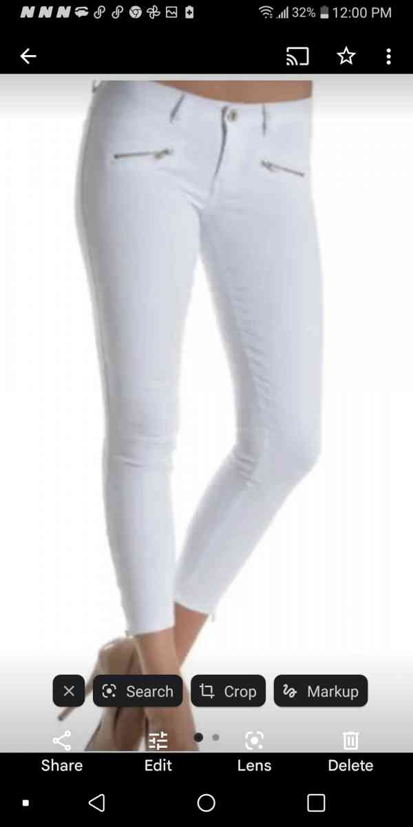 New white and black skinny stretch jeans sm med lg xlg