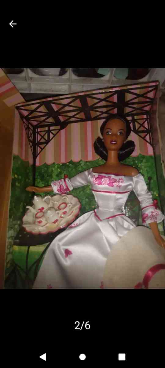 Barbie vintage teaparty 2002 year  in box
