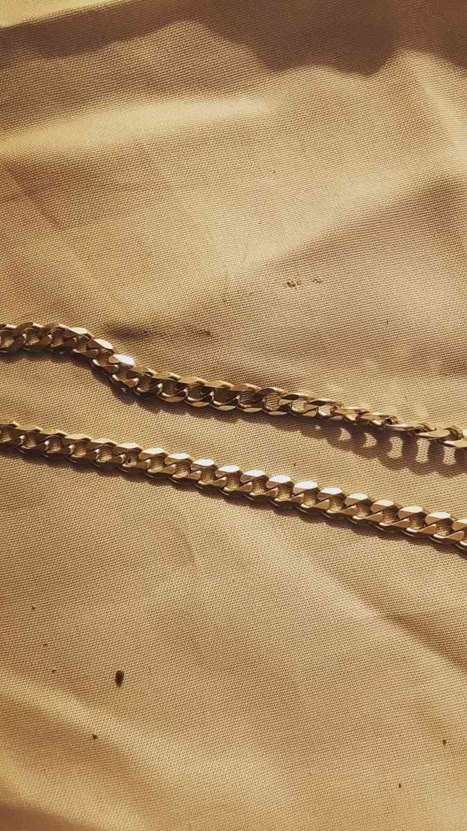 24 inch 925 Italian silver curb chain