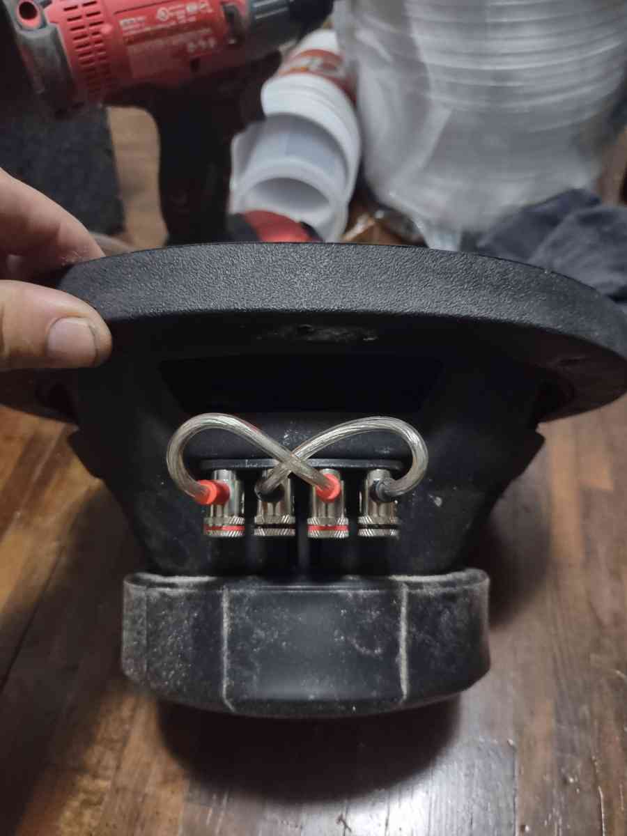 alpine competition sub in box fosgate amp