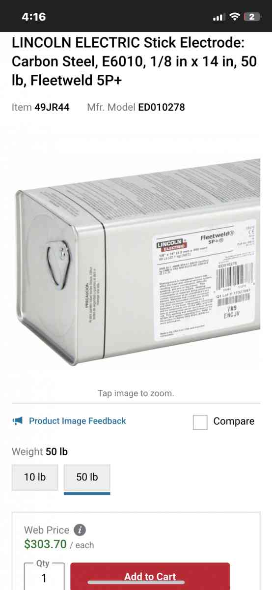 welding rods5p asking 200 obo