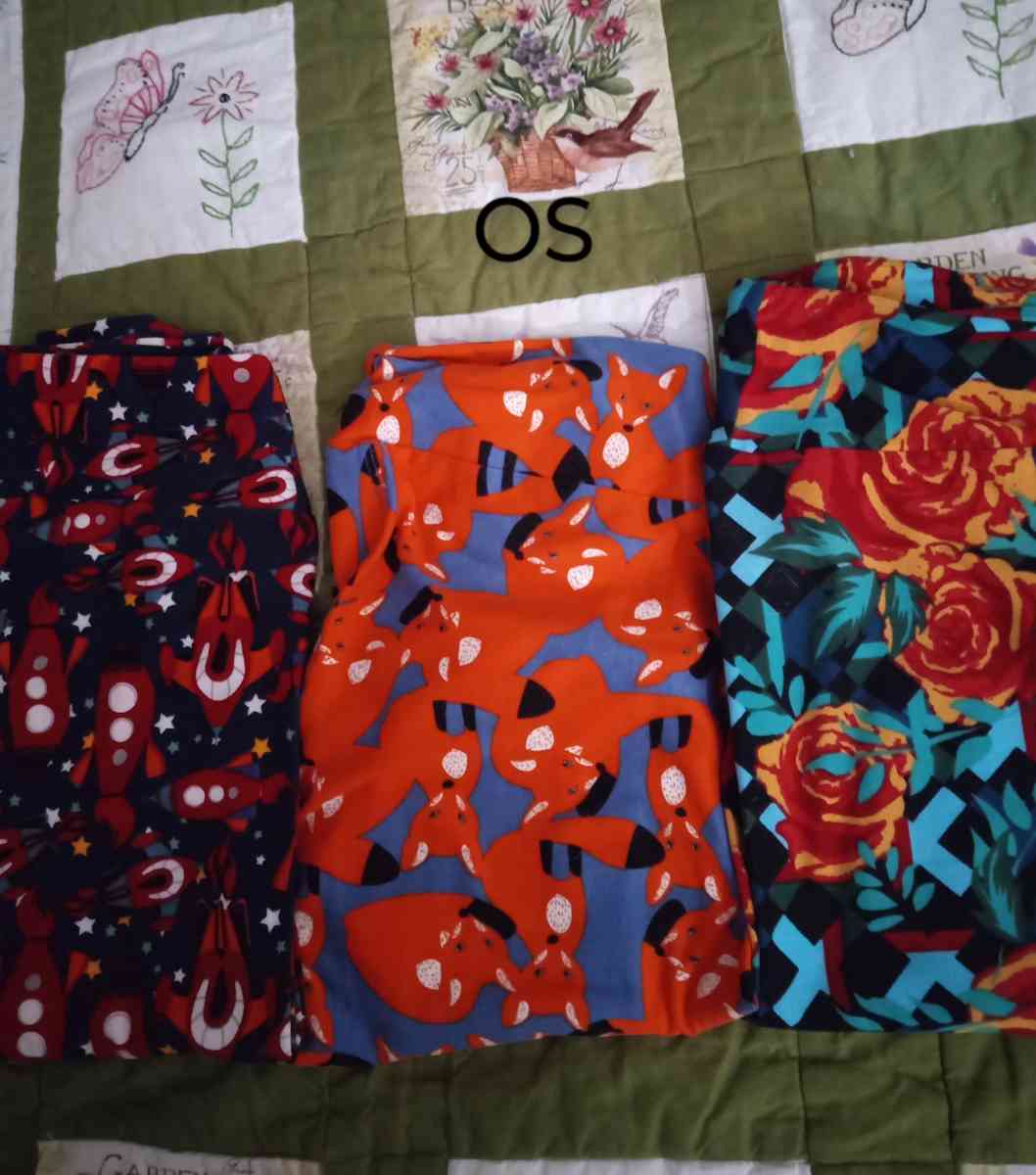 Brand New LuLaRoe OS Leggings 9 each Fit size 2 to 10 - Hemet, California - FleaMarketBay