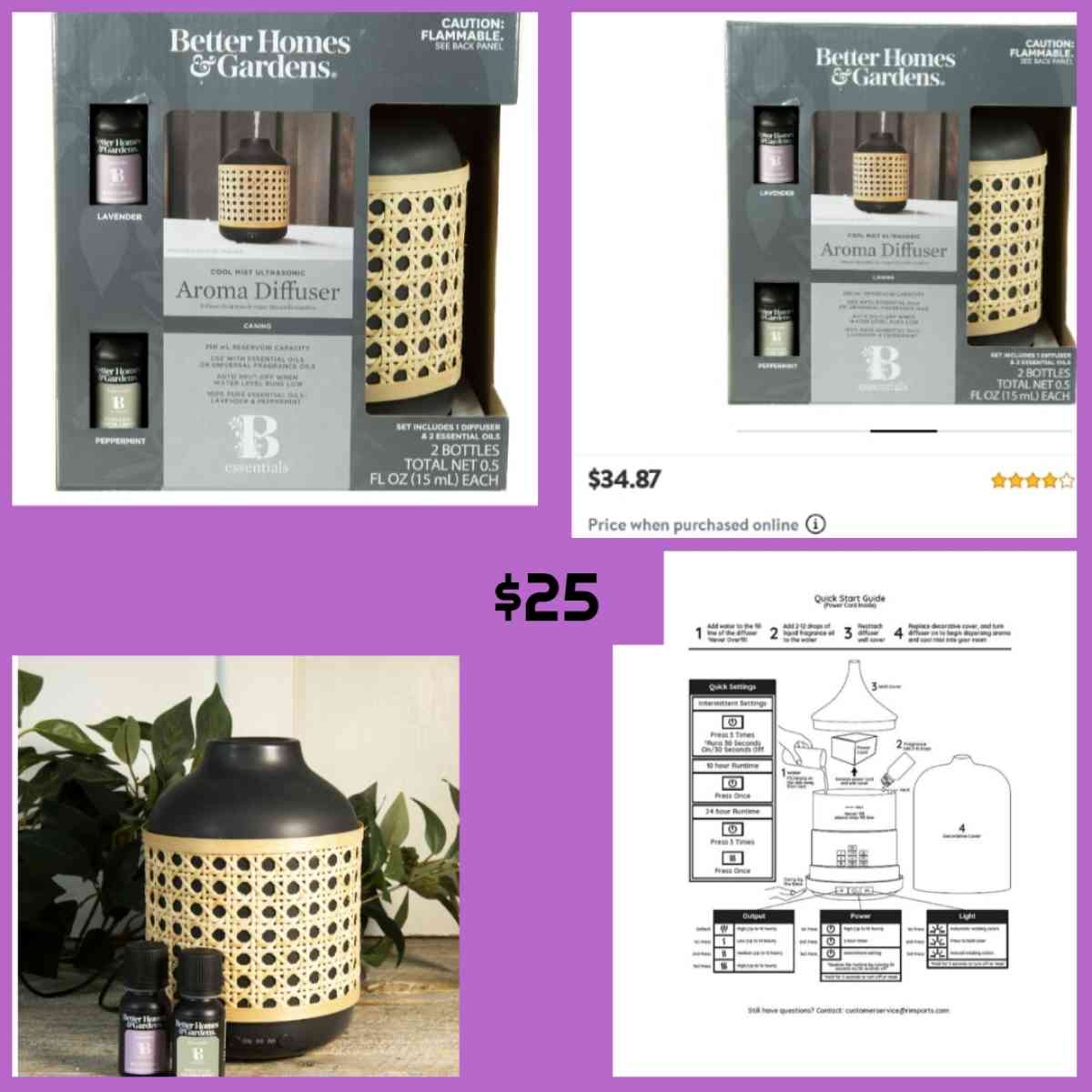 Better homes and gardens Aroma Diffusers
