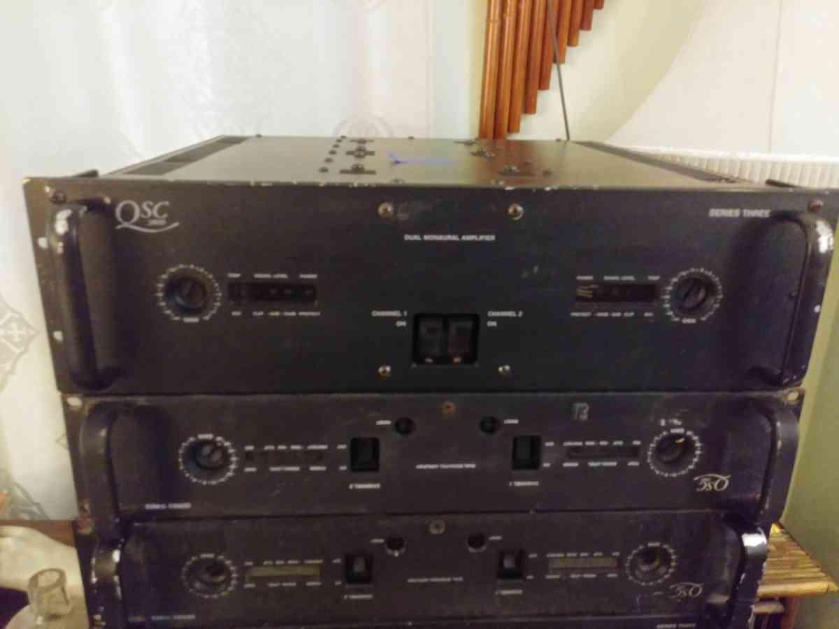 QSC Series 3 professional amplifiers 100 each