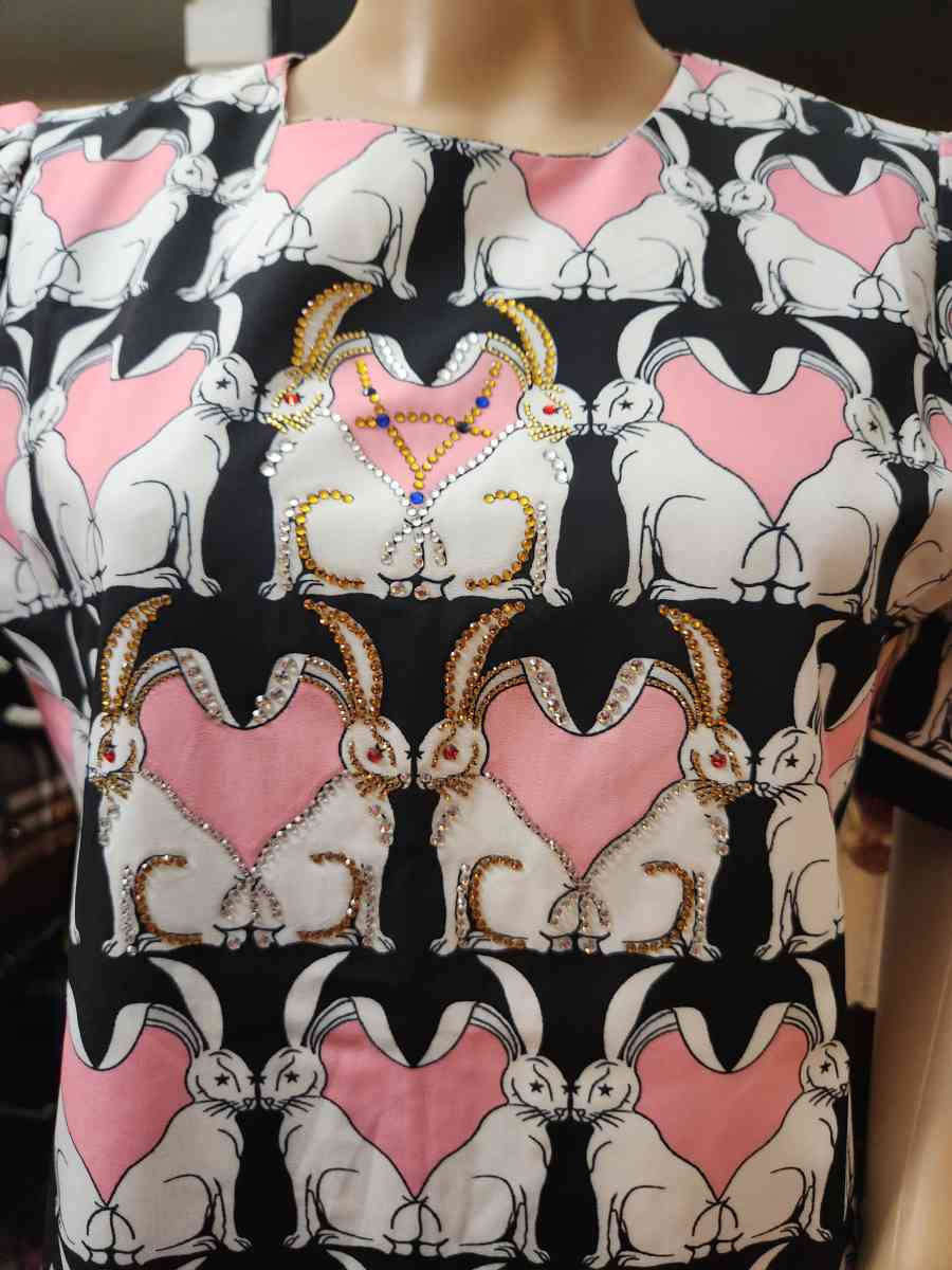 Burberry bunny heart dress