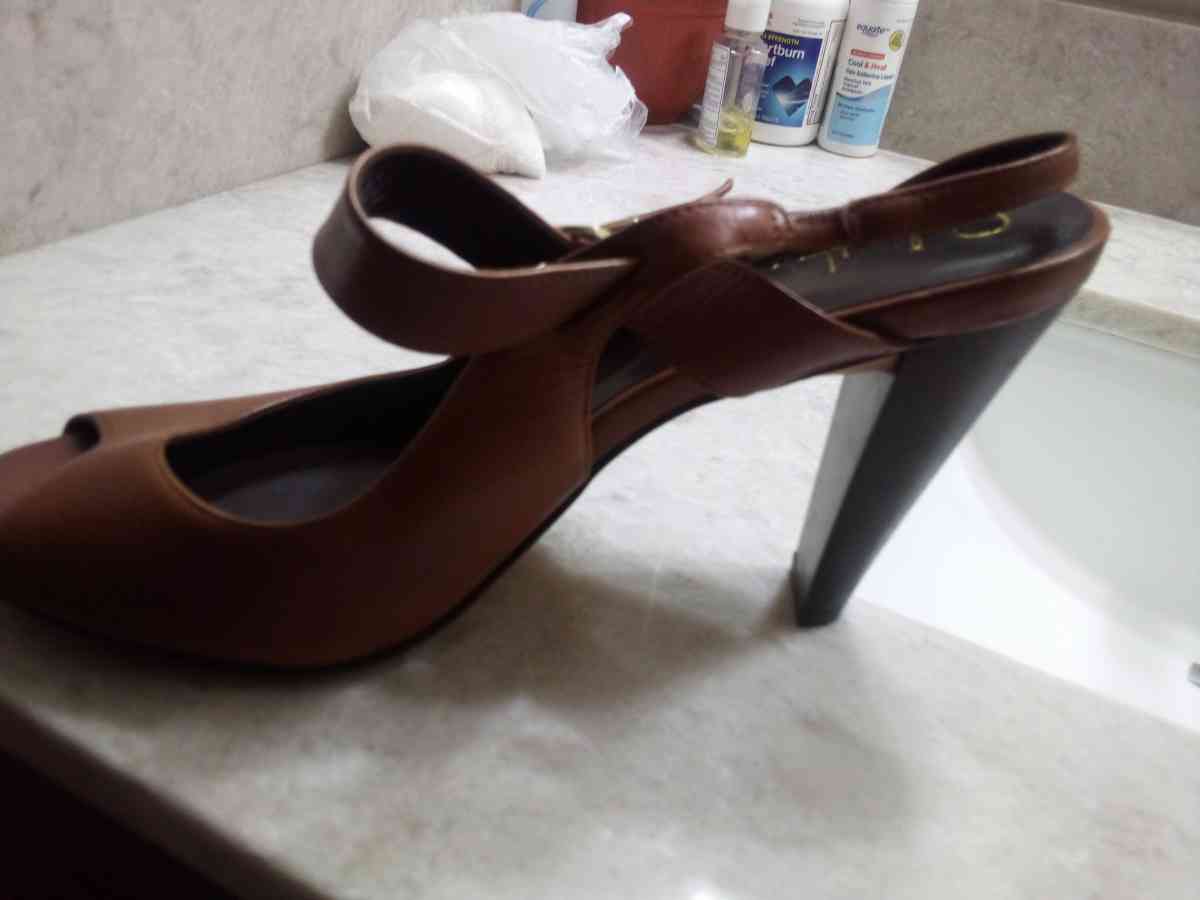 brown dance shoes
