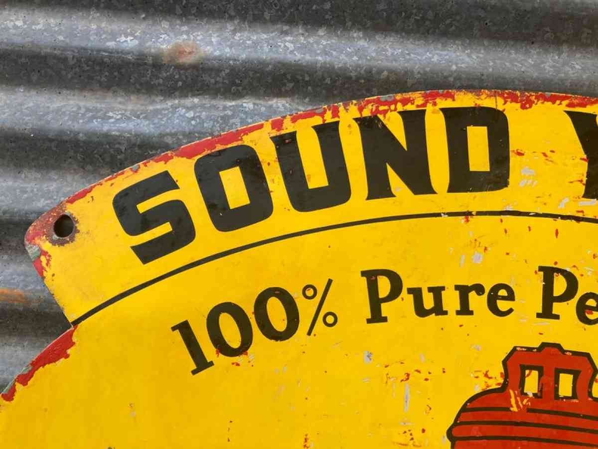 very collectable vintage Pennzoil sign