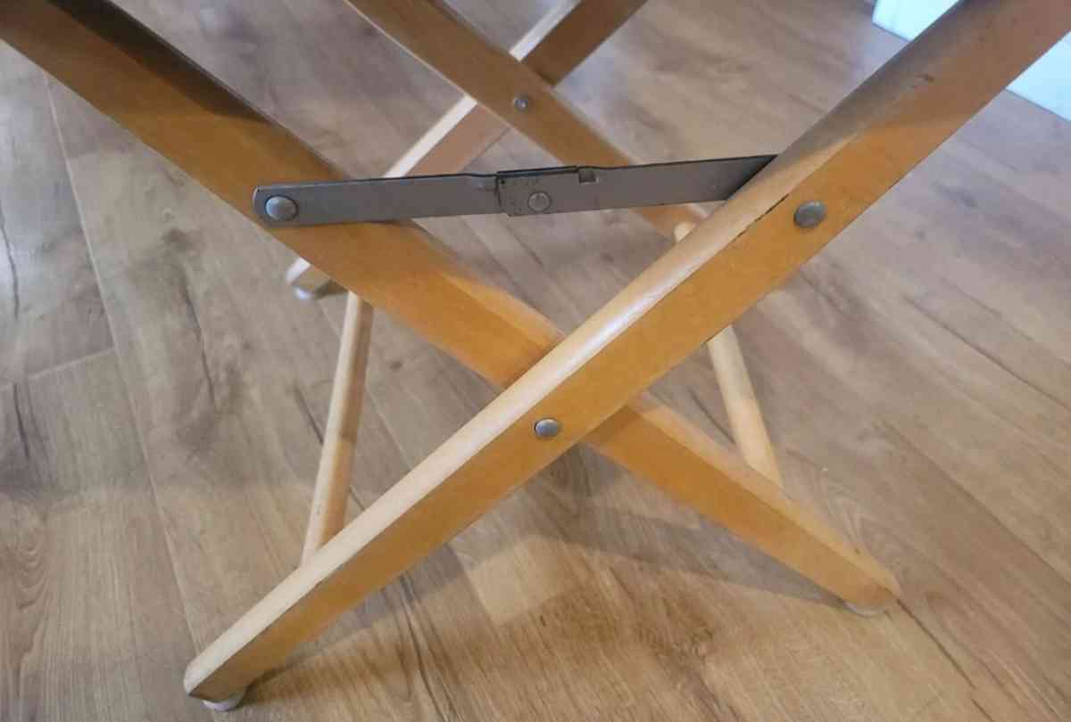 vintage 60s mid century modern folding chair