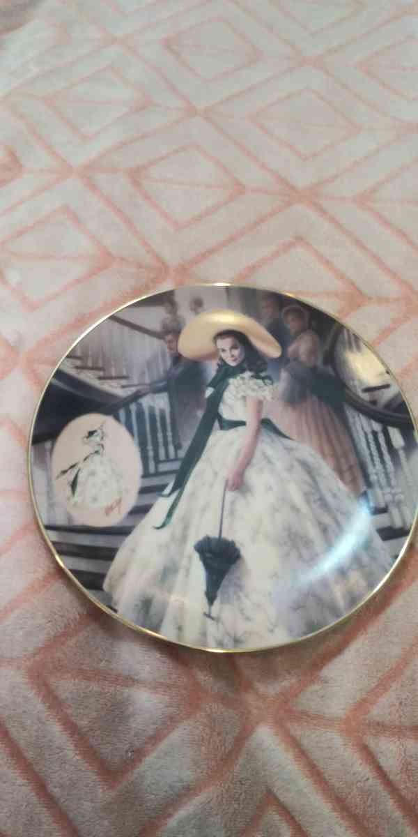 gone with the wind plates