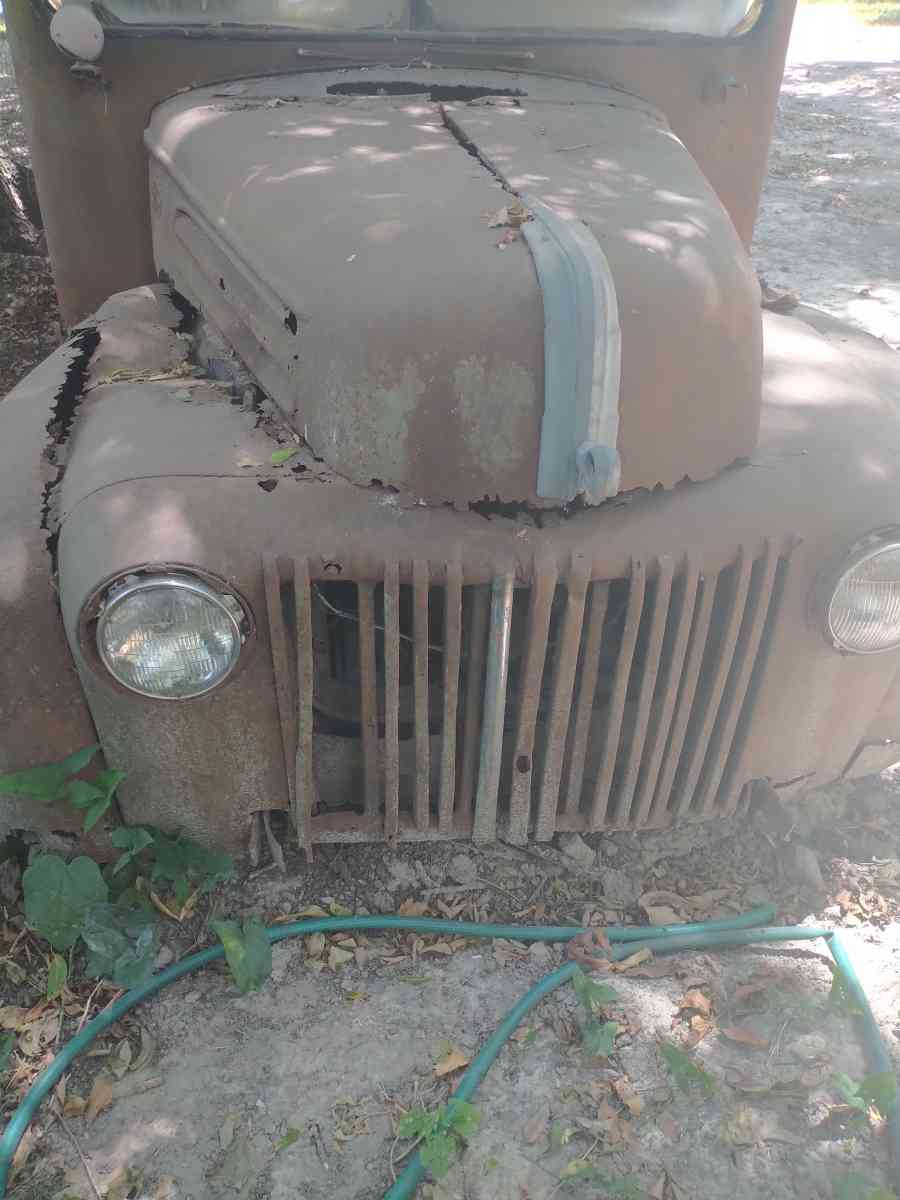 vintage 1942 butcher delivery box truck