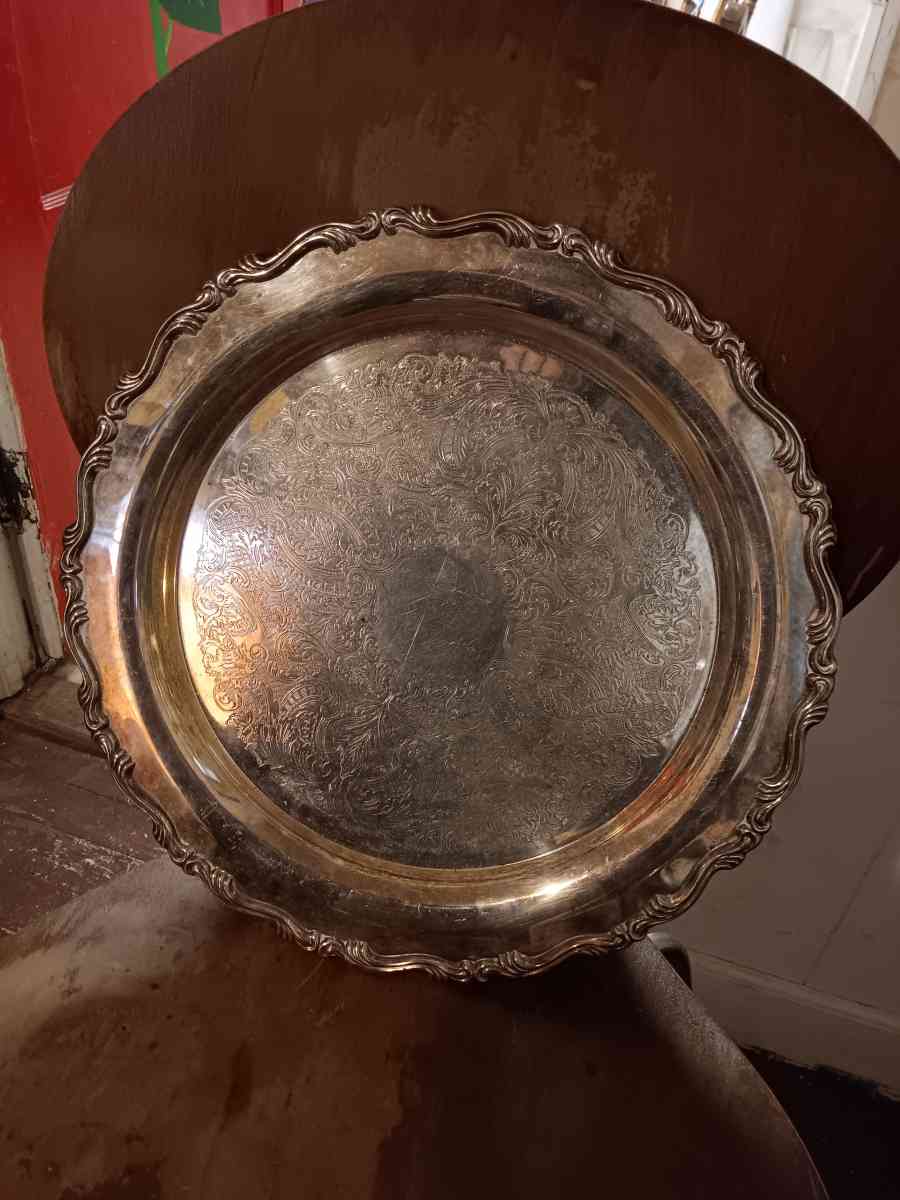 Silver Serving Tray