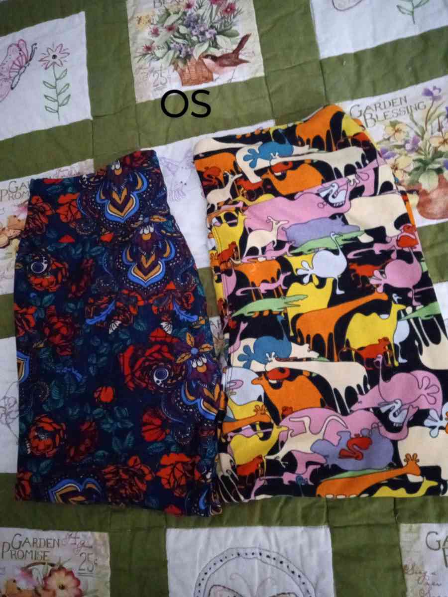Brand New LuLaRoe OS Leggings 9 each Fit size 2 to 10 - Hemet, California - FleaMarketBay