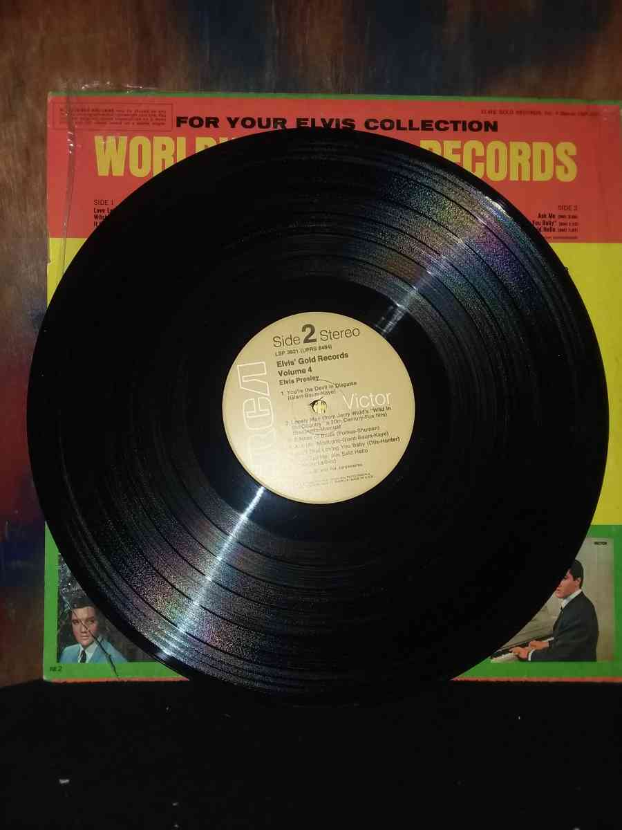 Elvis gold records Volume four vinyl record