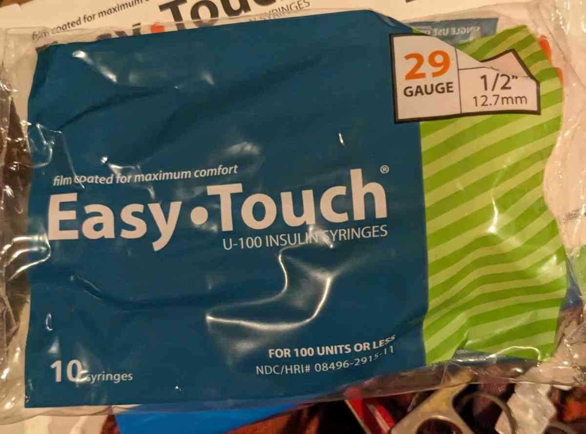 easy Touch needle pack of 10