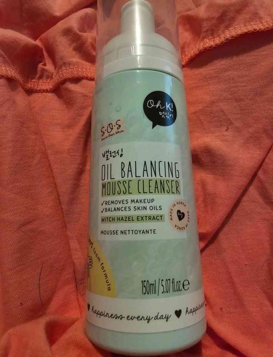Oh K Sos Oil Balancing Mousse Cleanser