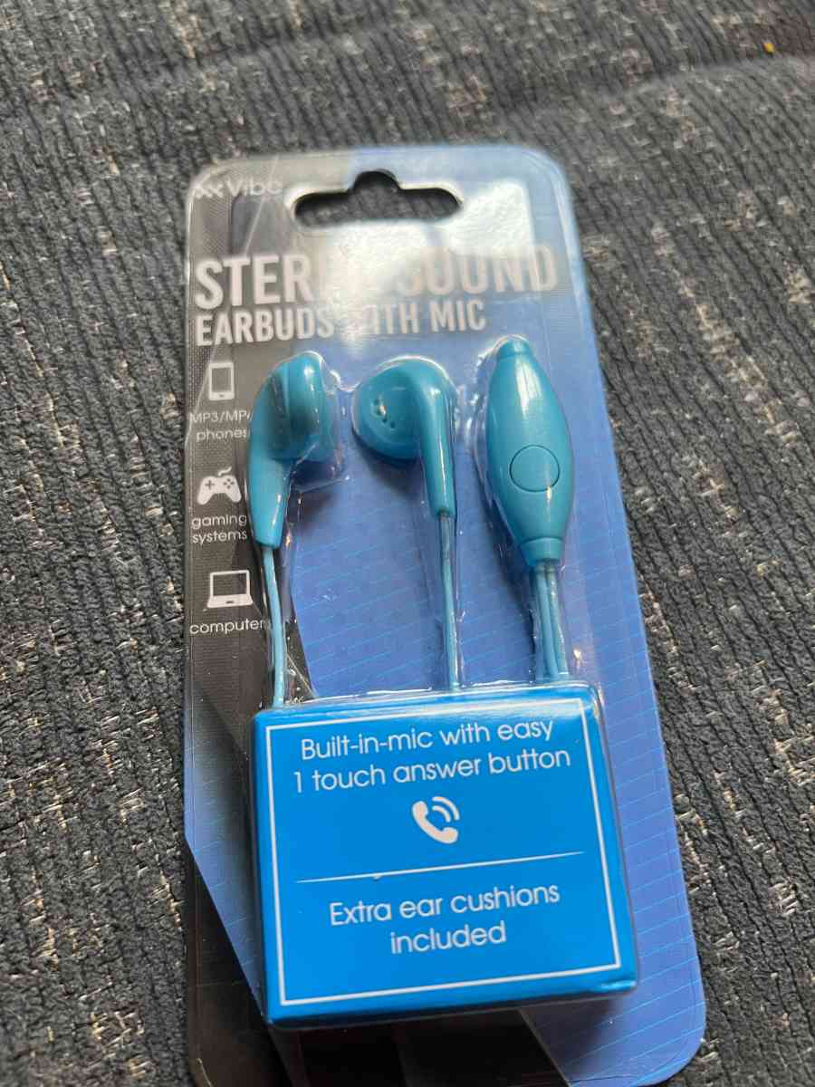 stereo earbuds with mic