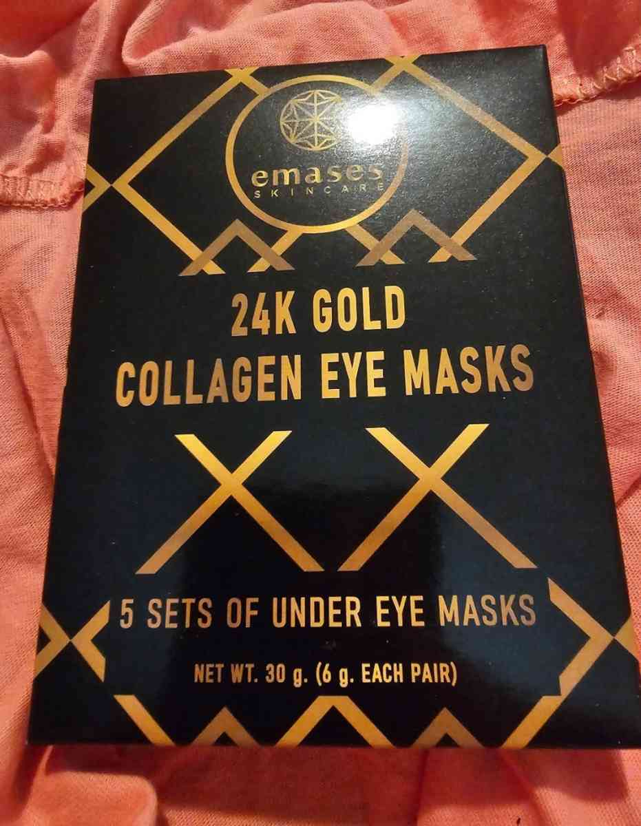 Emases Skincare 24k Gold Collagen Eye Masks  Set of 5