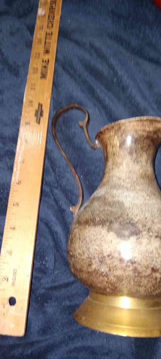 beautiful Vintage brass pitcher