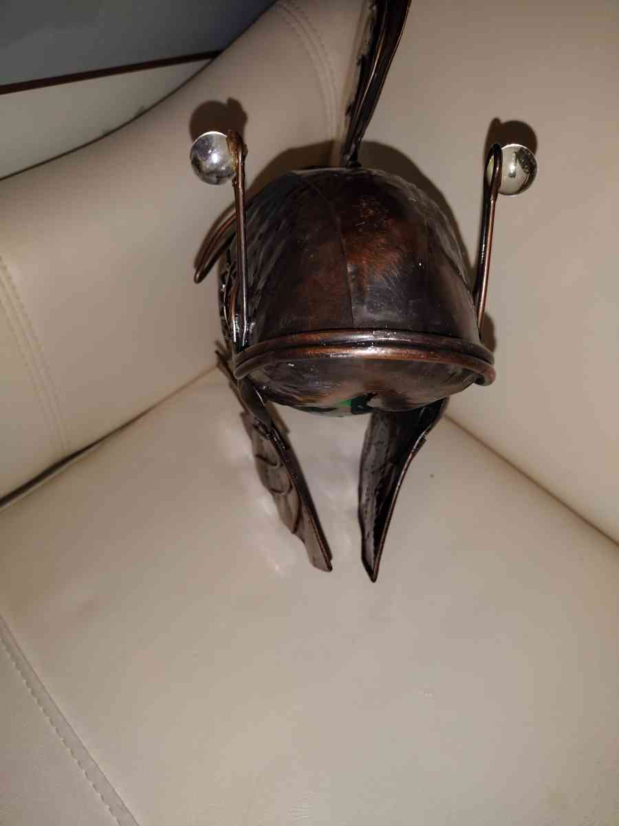 metal sculpture of a Lion fish