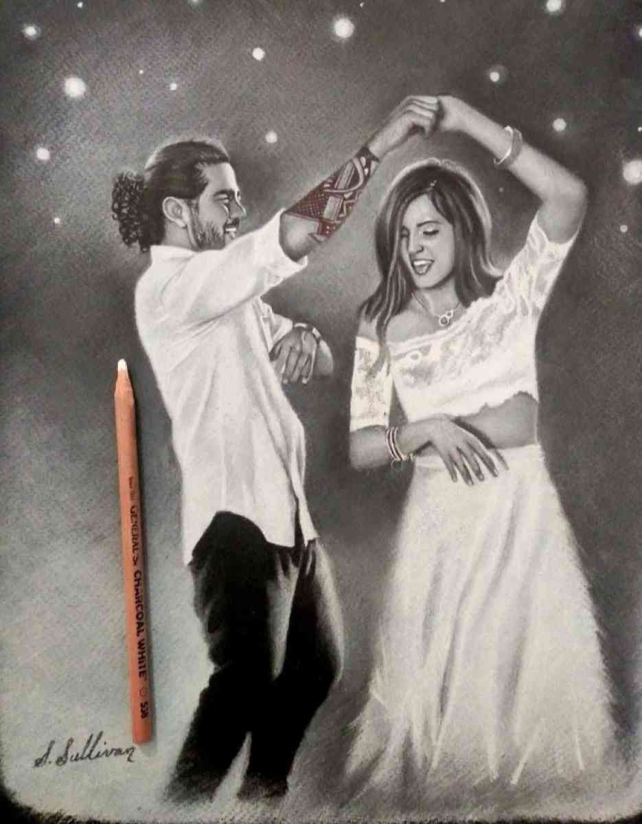 Hand drawn portraits