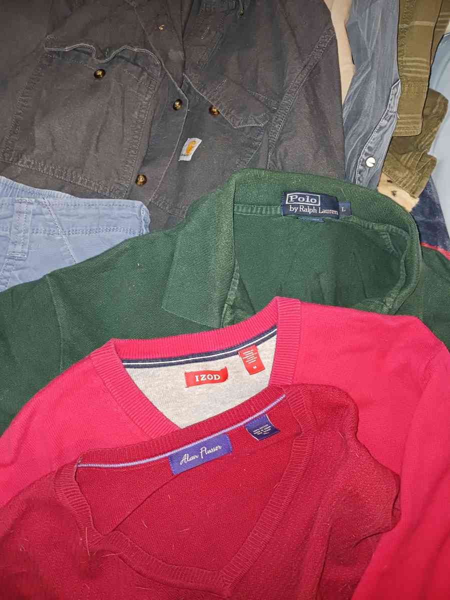 Mens Name Brand Clothing Lot