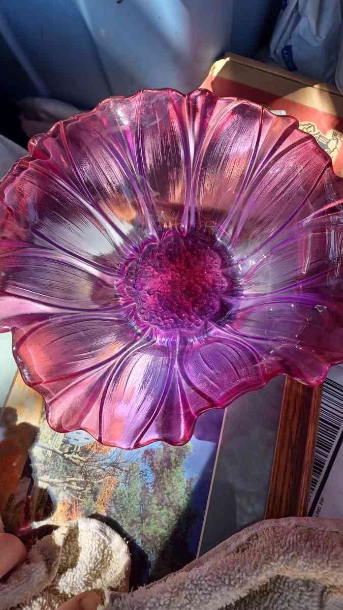 depression  glass bowl