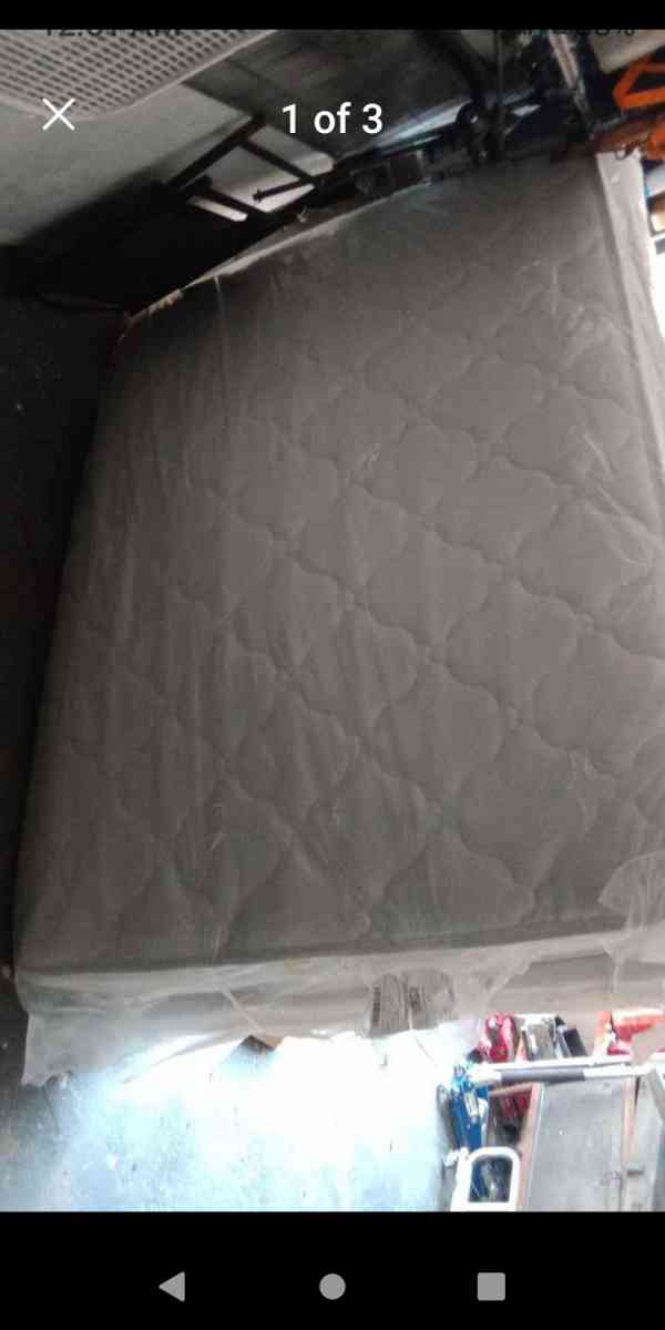 setr tempura pedic queen mattress box spring and frame
