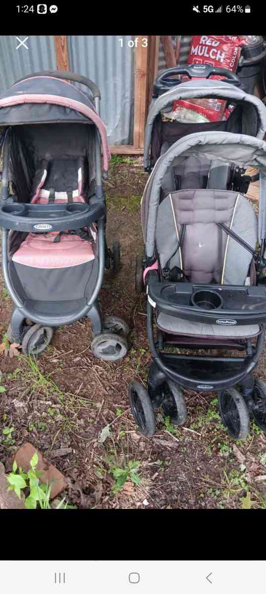 2 baby stroller 200 or best offer
