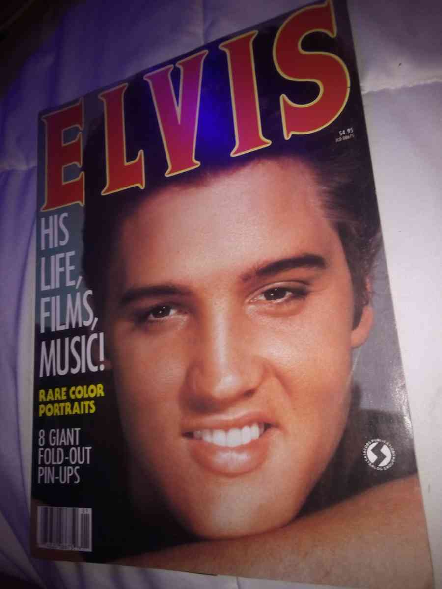 1987 ELVIS PRESLEY MAGAZINE HIS LIFE FILMS AND MUSIC