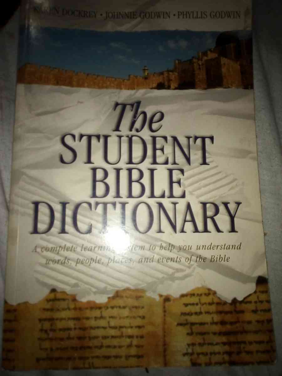 the student bible dictionary book