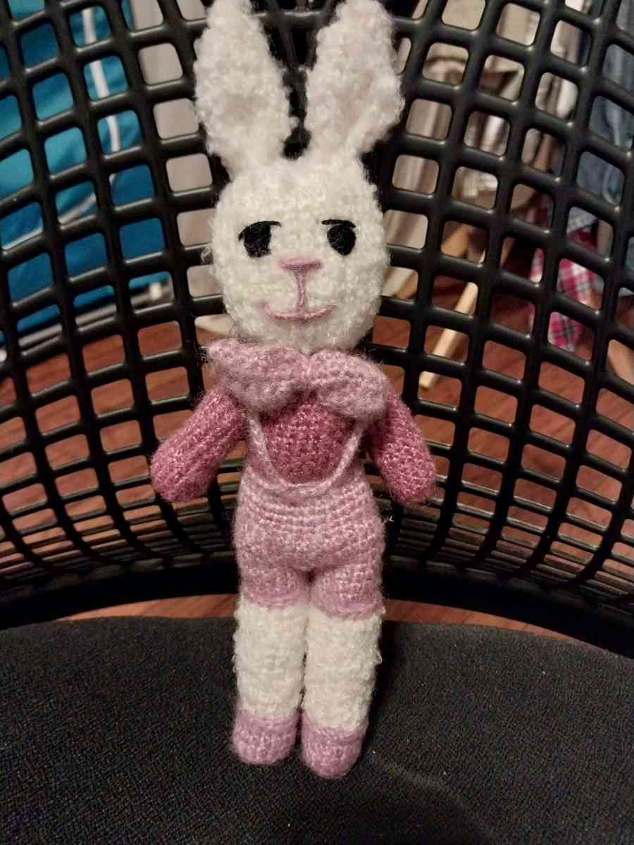 Handmade knitted buny