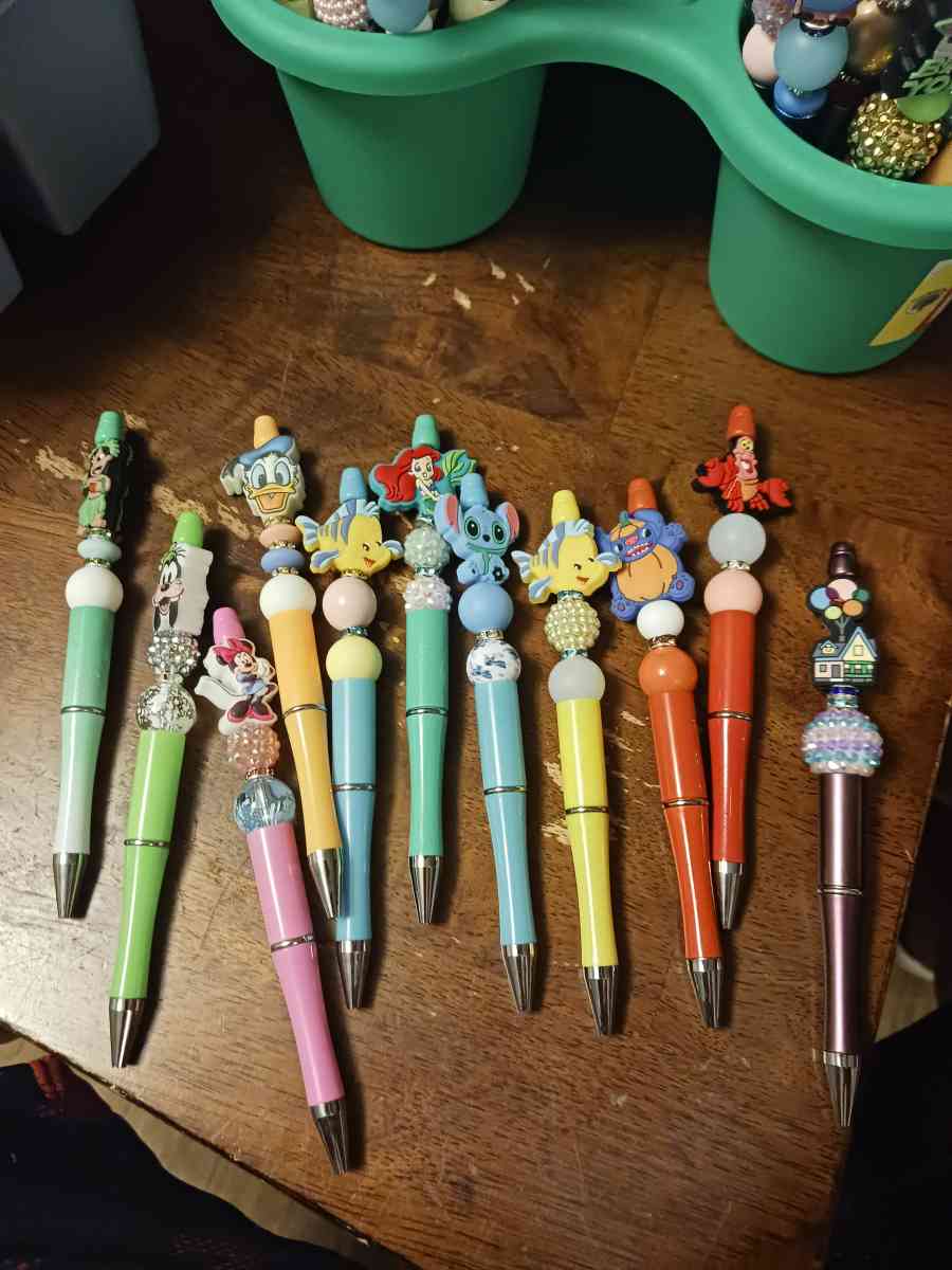 pens and cups and keychains