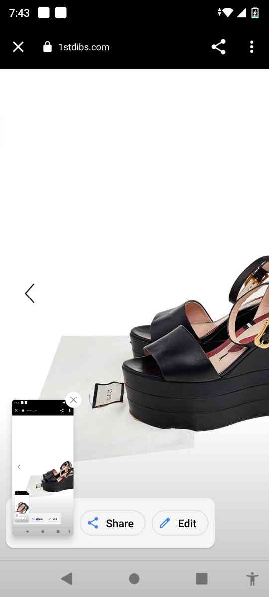 Gucci Kingsnake High Platform Heels