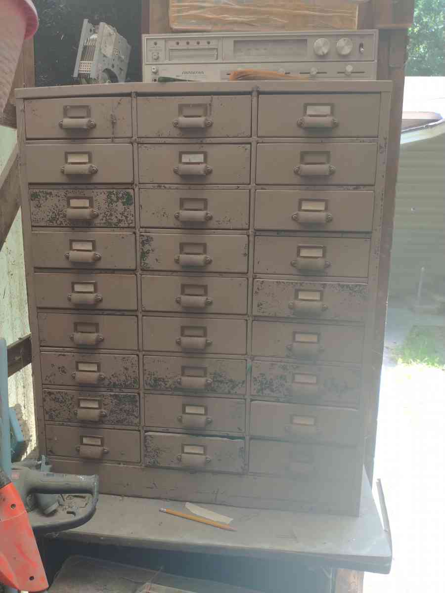 vintage library 27 drawers card holder cabinet