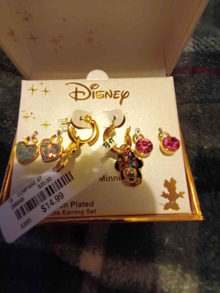 Disney sterling silver earrings