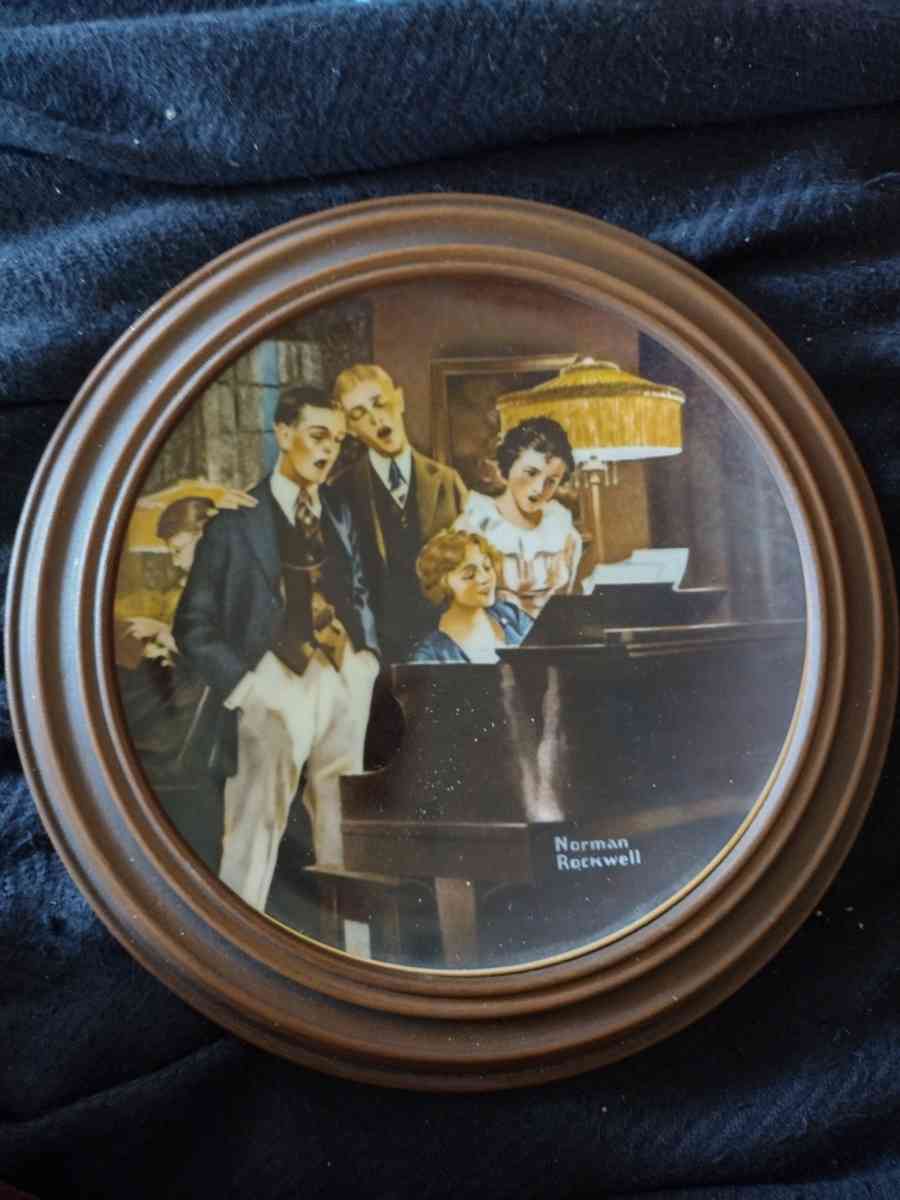 Norman Rockwell plates