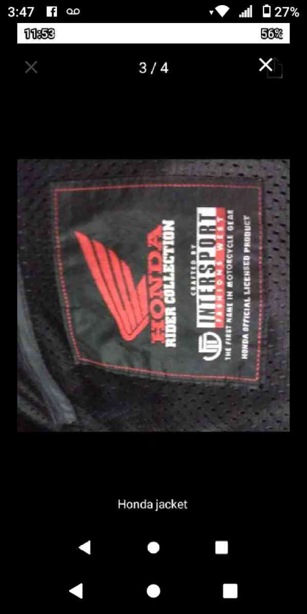 motorcycle jacket its brand new never been were before