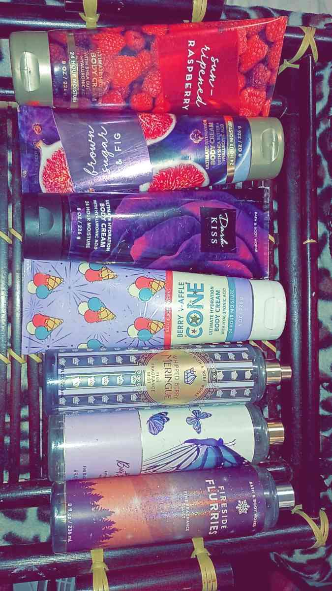 bath and body work most are almost brand new and others are