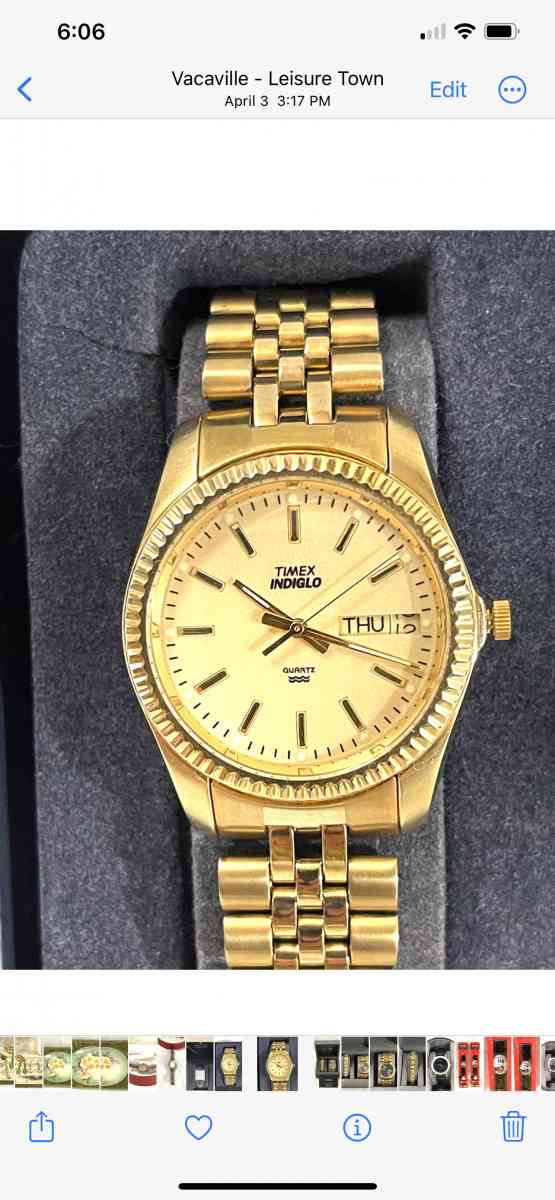 Vintage Timex Indiglo wrist watch