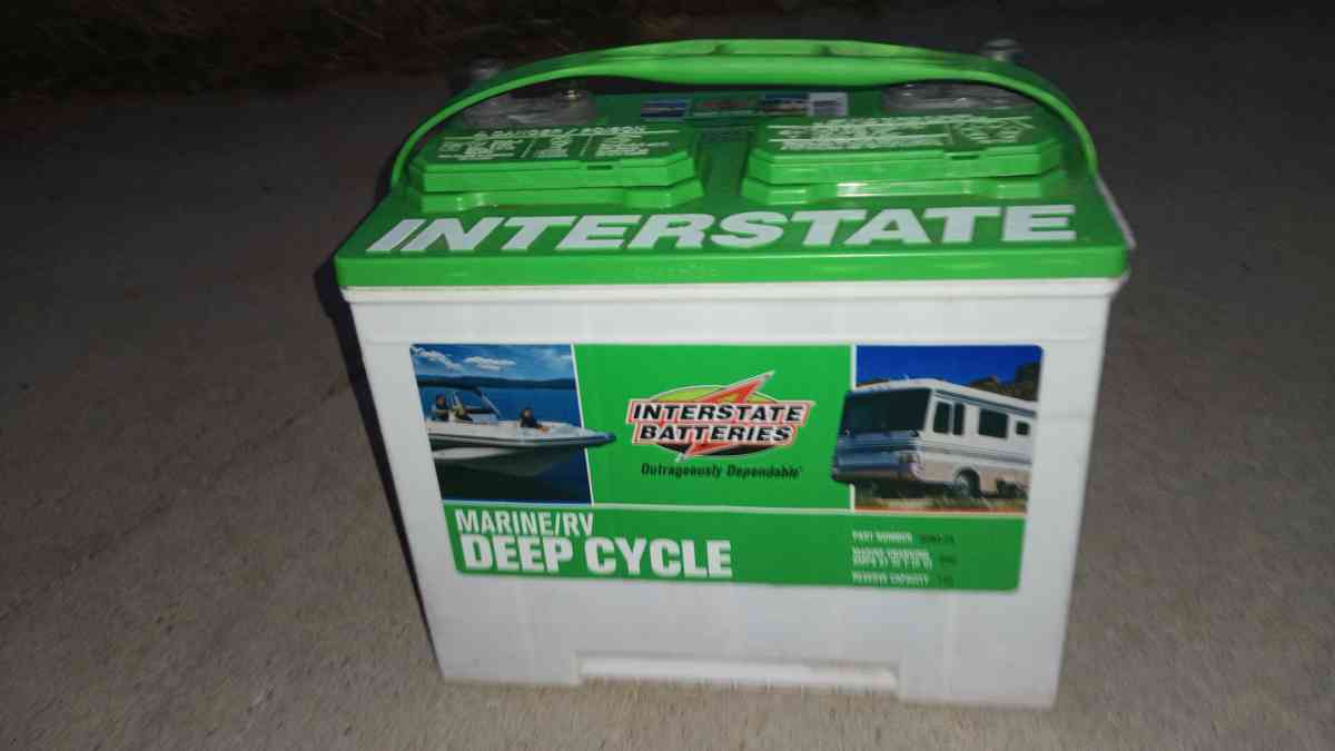 Brandnew Interstate Deepcycle Marine battery