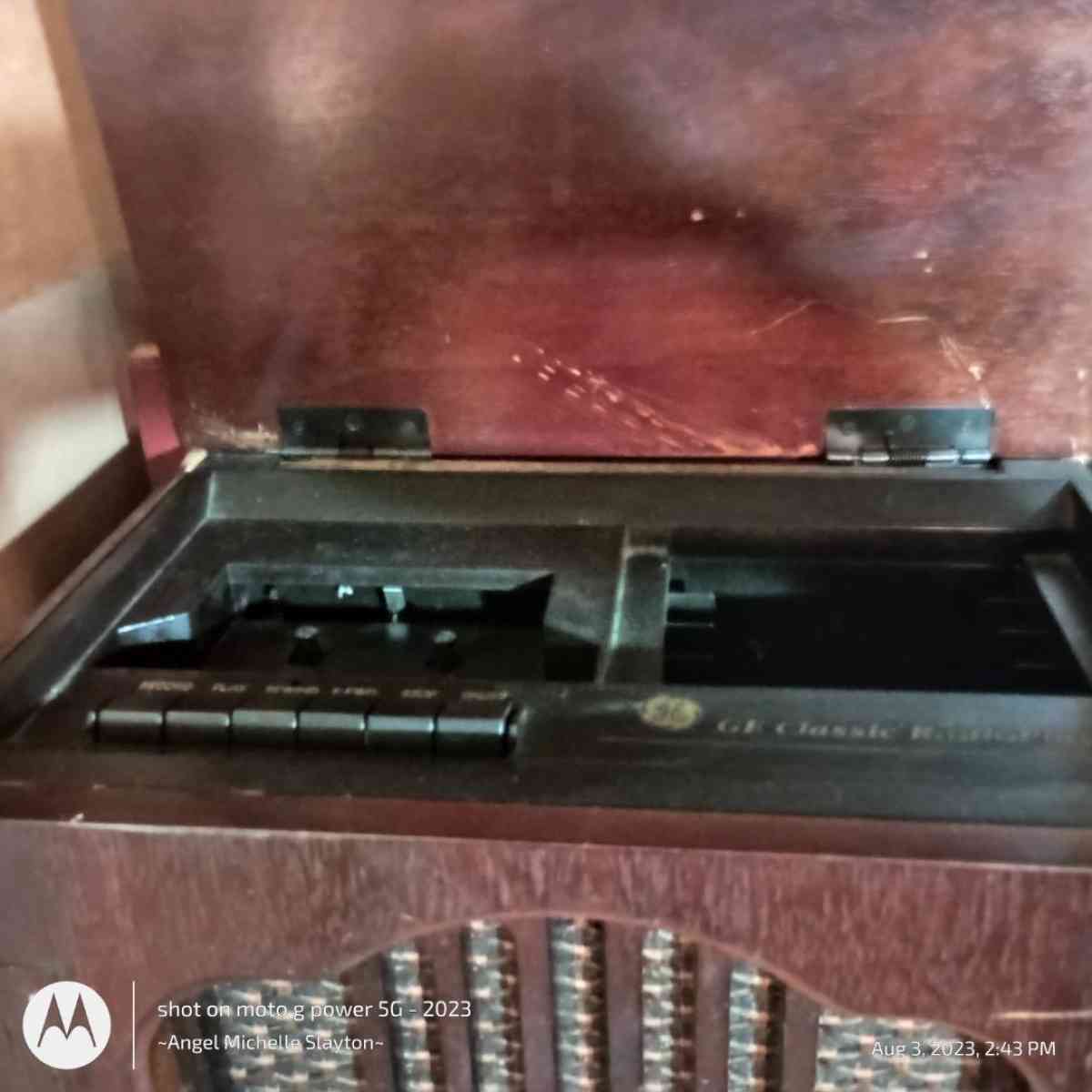 old radio from 70s works too