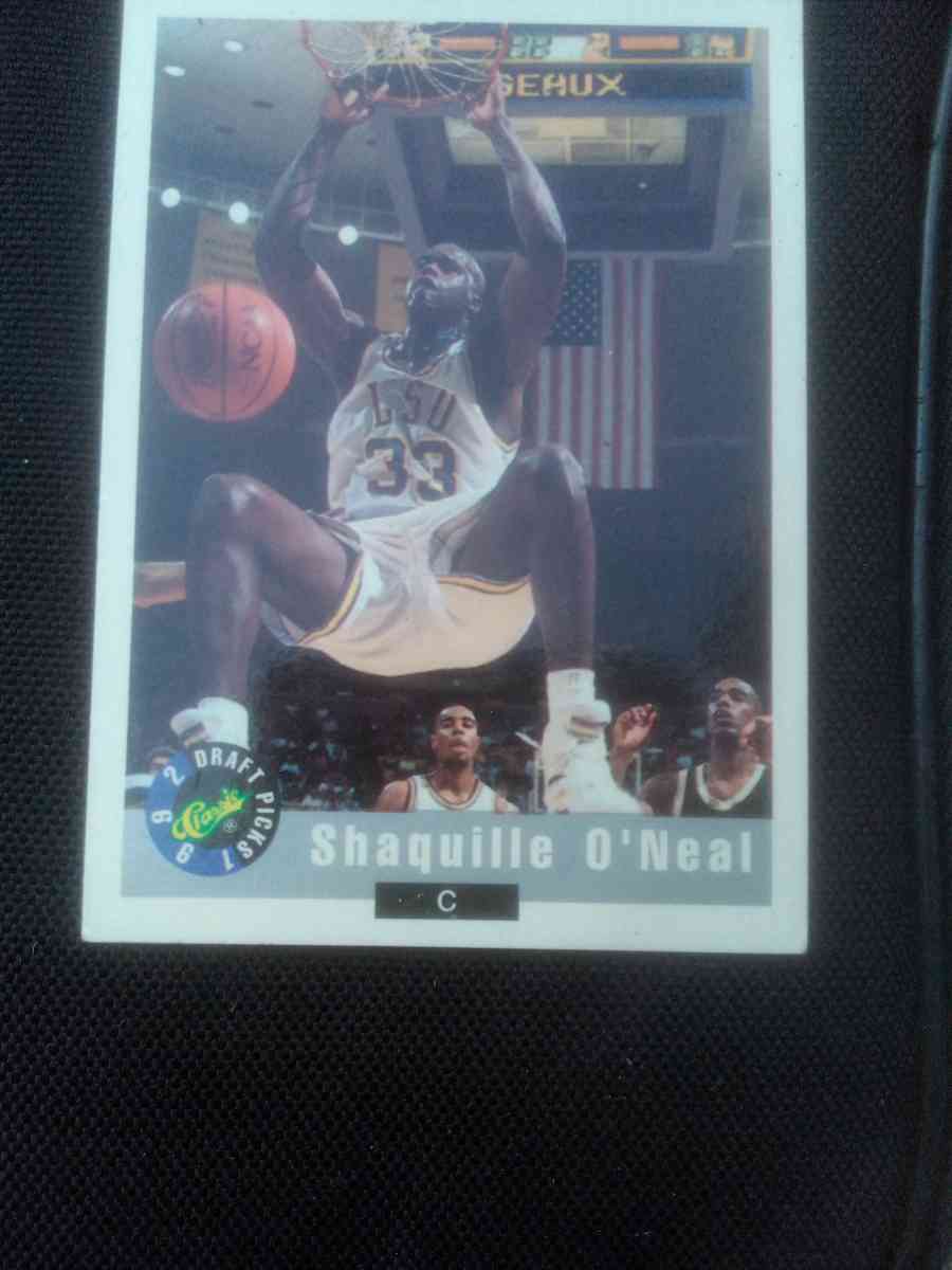 Shaquille ONeal 1992 Draft Picks Card