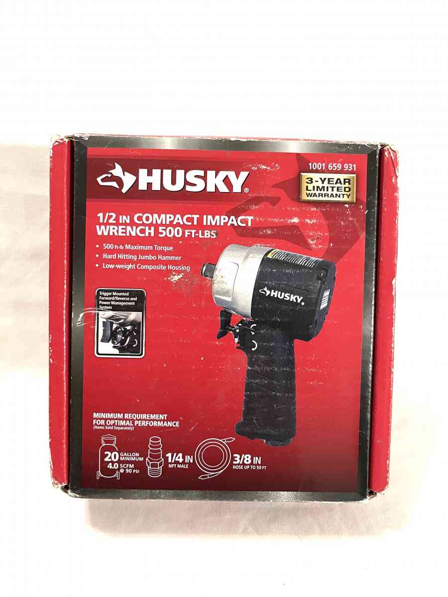 brand new Husky 1 half inch impact wrench