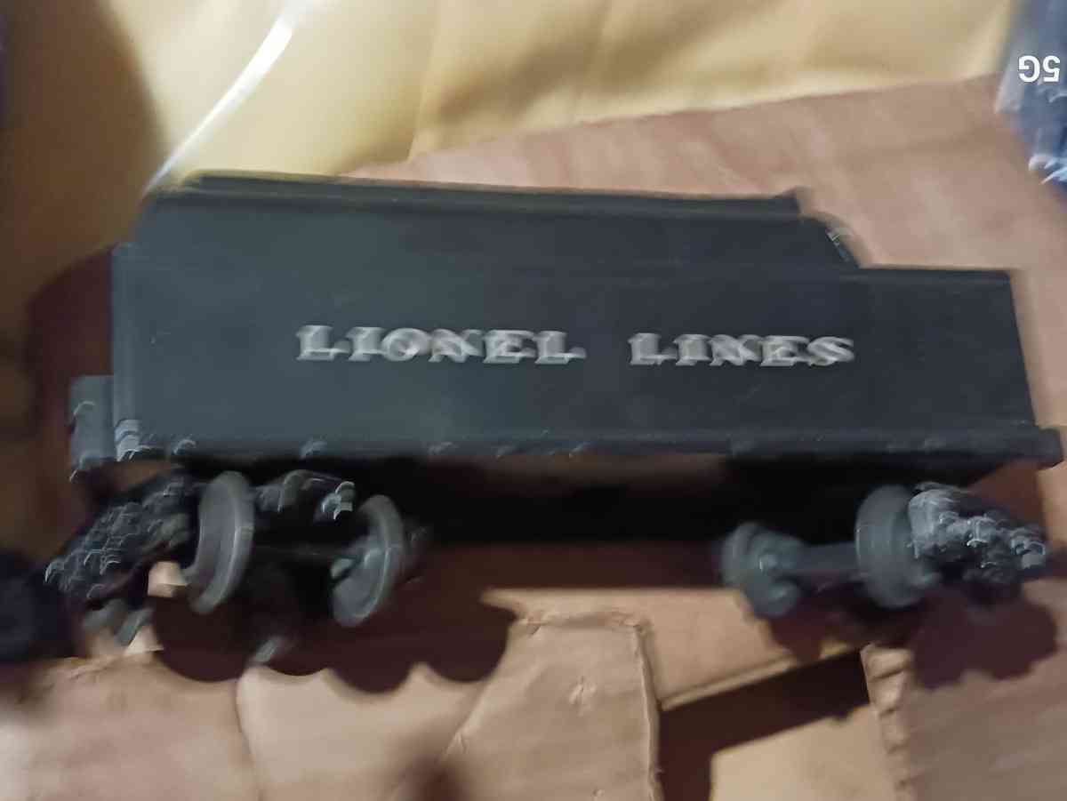 Lionel train cars and engine
