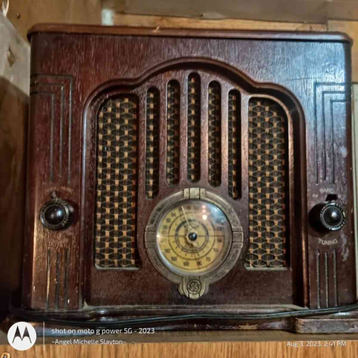 old radio from 70s works too