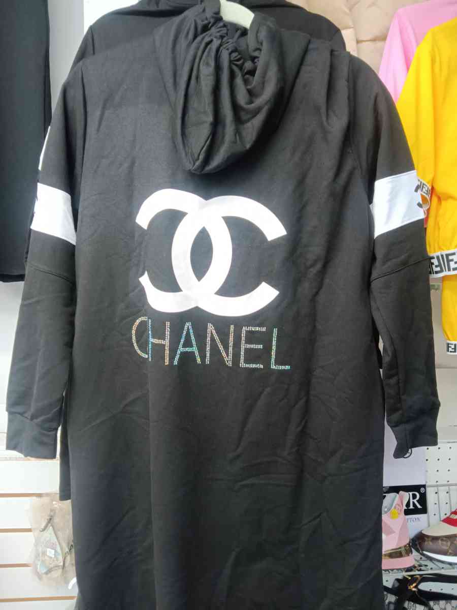Chanel 3 piece hood pants set