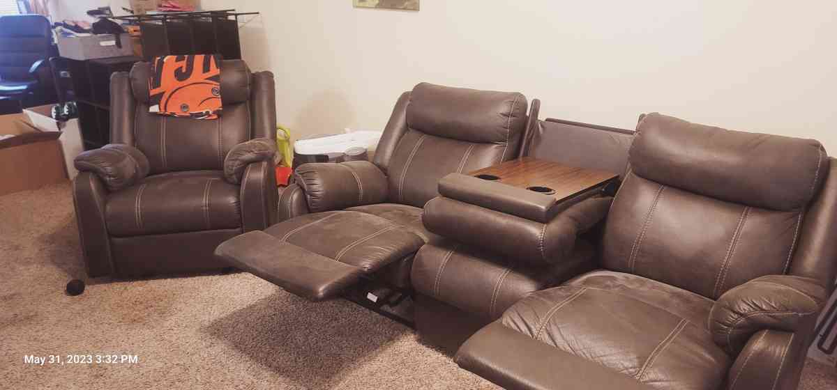 Sofa Recliner and Reclining Rocking Chair