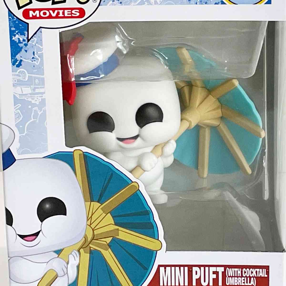 934 Mini Puft w Umbrella Funko Pop Ghostbusters MIB