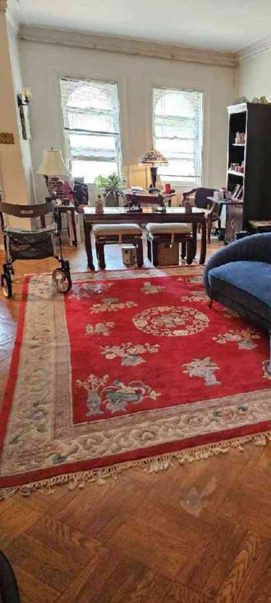 two Oriental handmade rugs